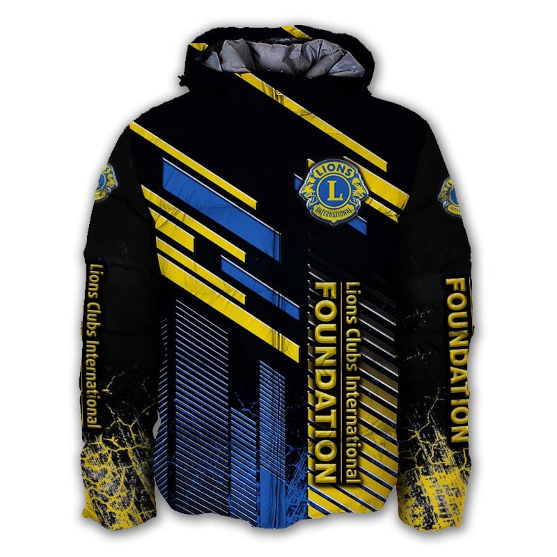 Sportswearmerch Lions Clubs International Personalized Puffer Jacket For Fan