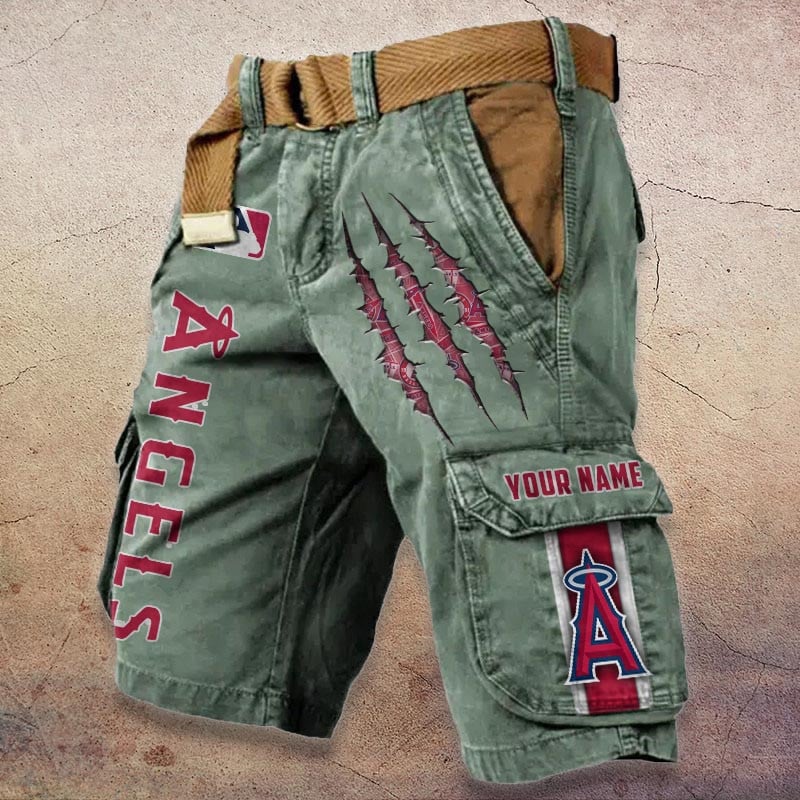 Sportswearmerch Los Angeles Angels MLB Denim Short For Fan