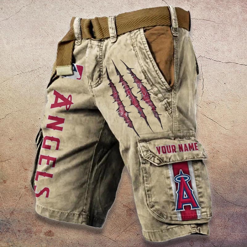 Sportswearmerch Los Angeles Angels MLB Denim Short For Fan