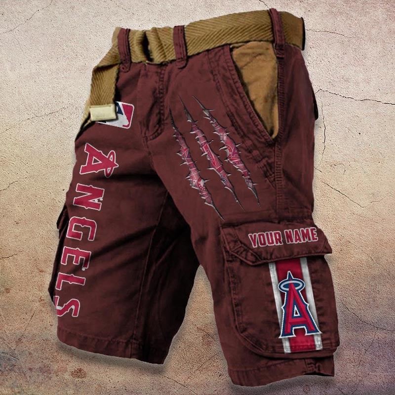 Sportswearmerch Los Angeles Angels MLB Denim Short For Fan