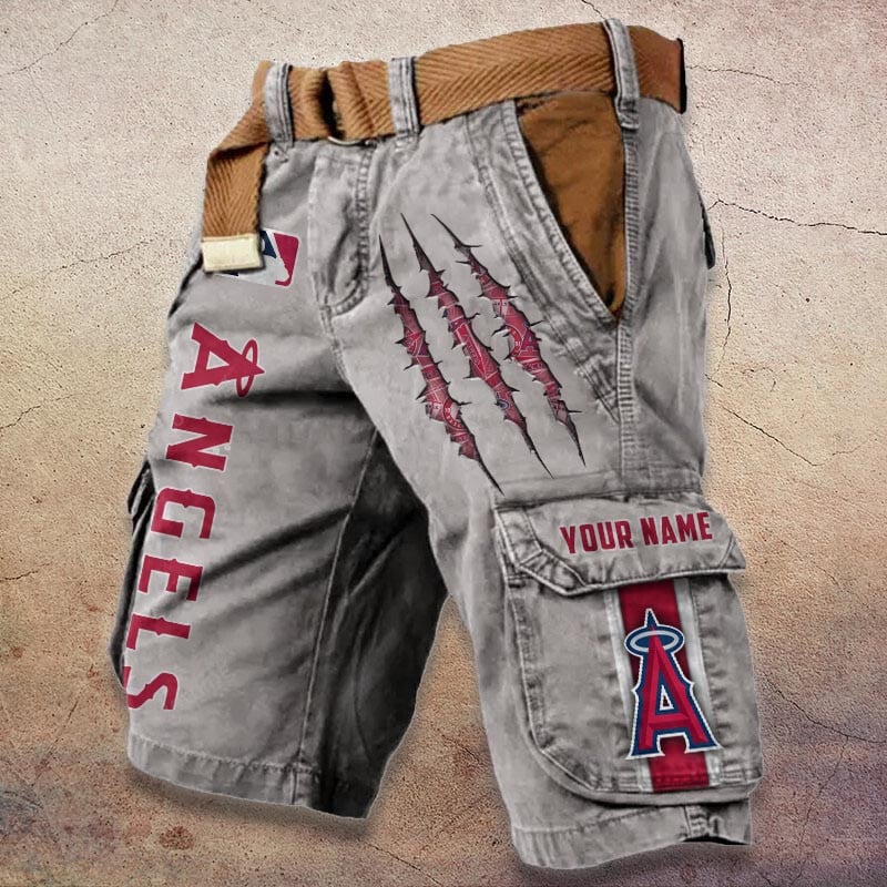 Sportswearmerch Los Angeles Angels MLB Denim Short For Fan