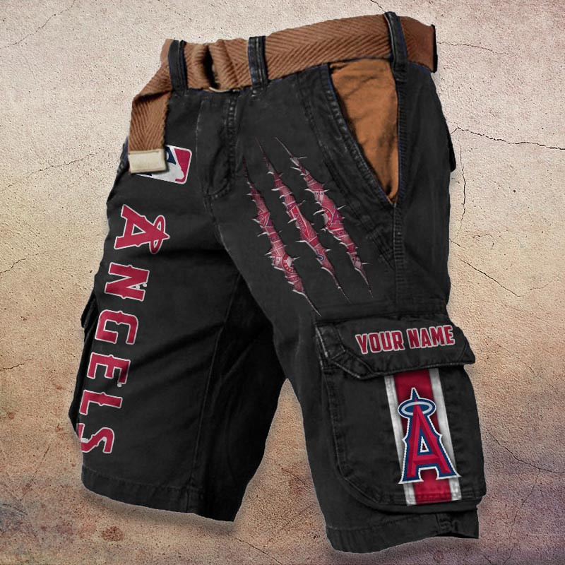 Sportswearmerch Los Angeles Angels MLB Denim Short For Fan