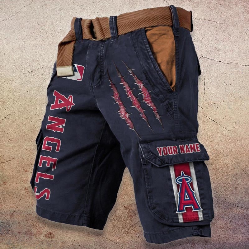 Sportswearmerch Los Angeles Angels MLB Denim Short For Fan