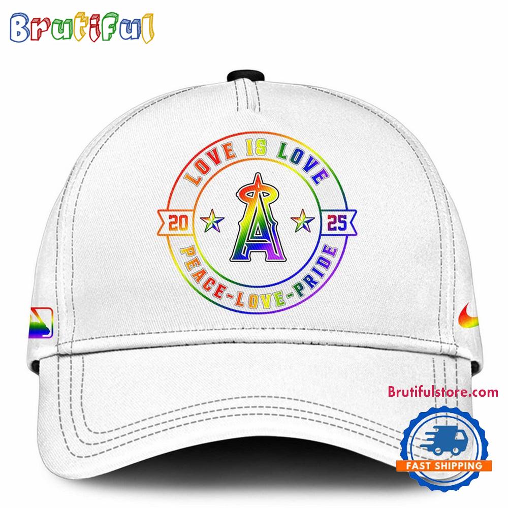 Sportswearmerch Los Angeles Angels MLB Happy Pride Month Classic Cap For Fan