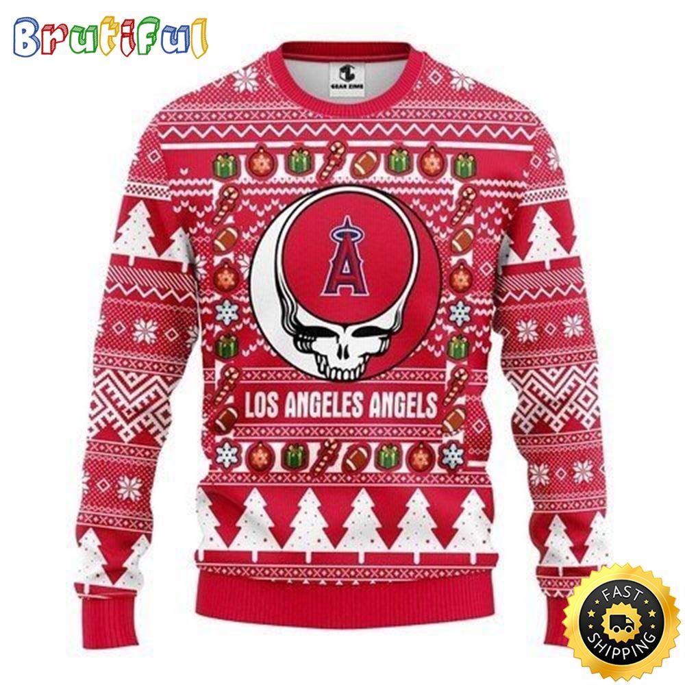 Sportswearmerch Los Angeles Angels MLB Personalized Christmas Sweater For Fan