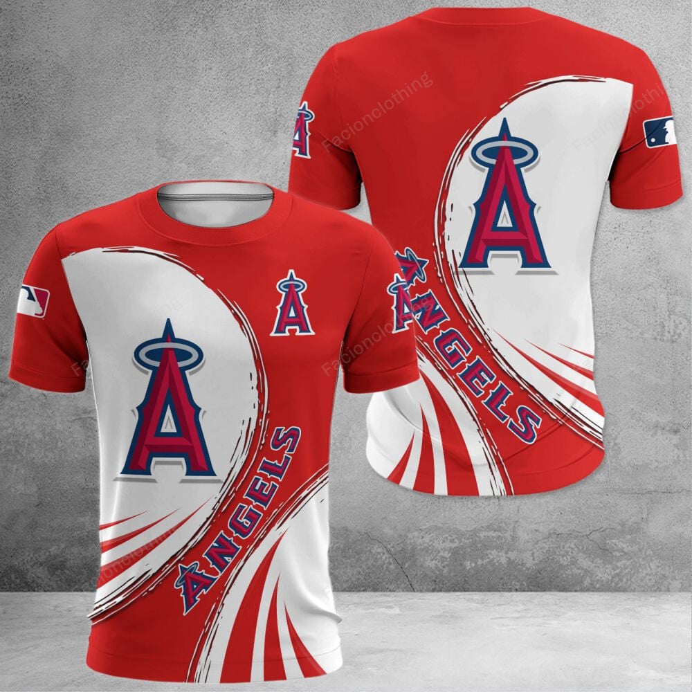 Sportswearmerch Los Angeles Angels MLB Personalized T-Shirt For Fan
