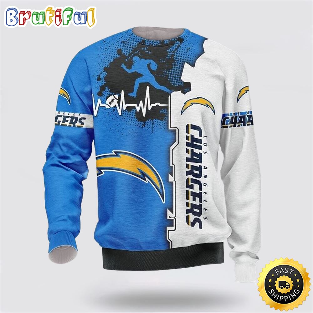 Sportswearmerch Los Angeles Chargers NFL Crewneck Sweater For Fan