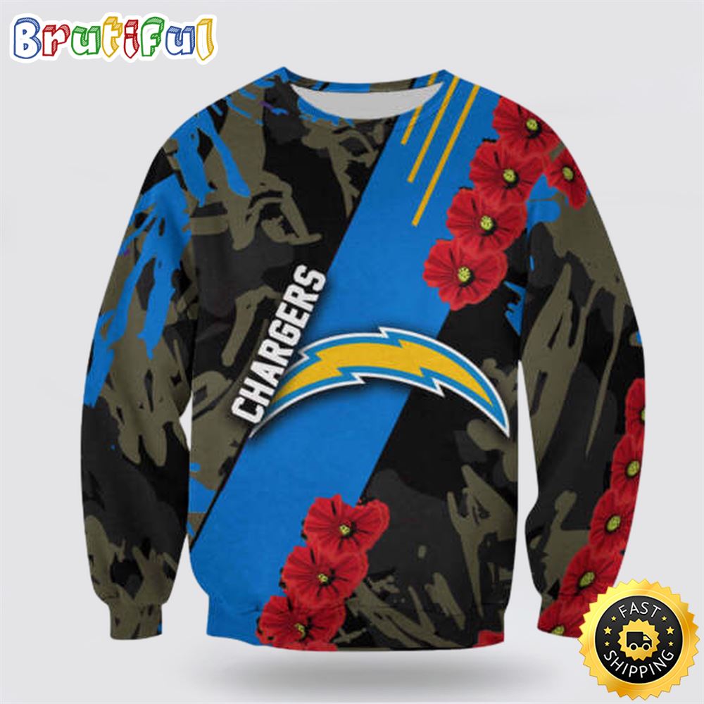 Sportswearmerch Los Angeles Chargers NFL Crewneck Sweater For Fan