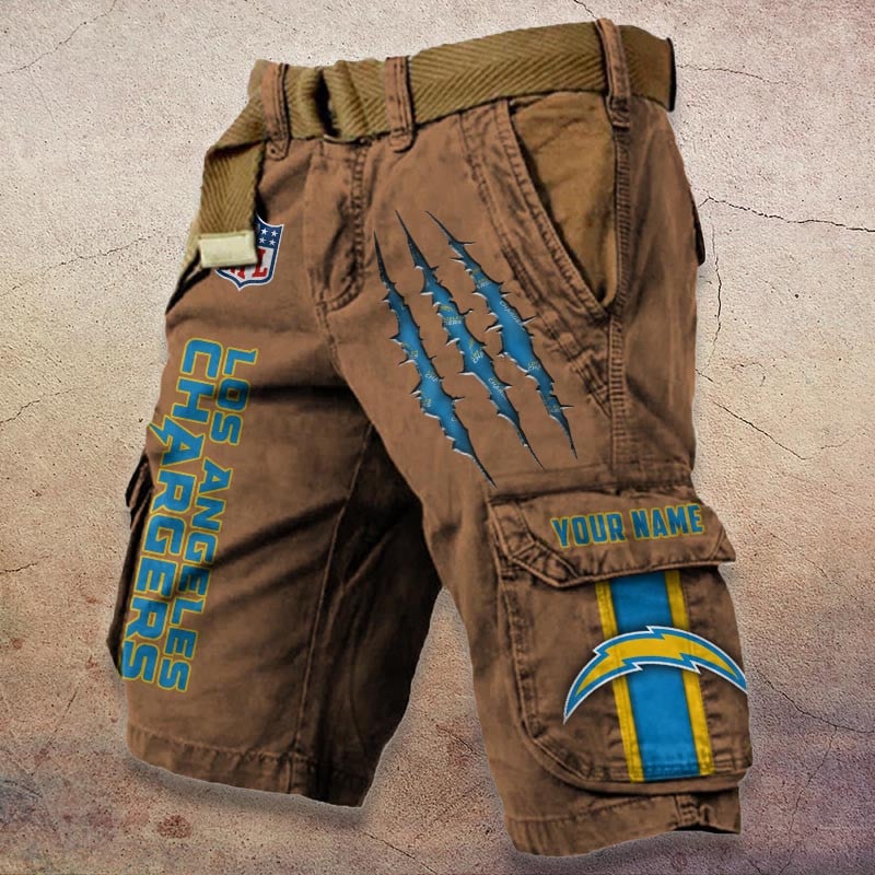 Sportswearmerch Los Angeles Chargers NFL Denim Short For Fan