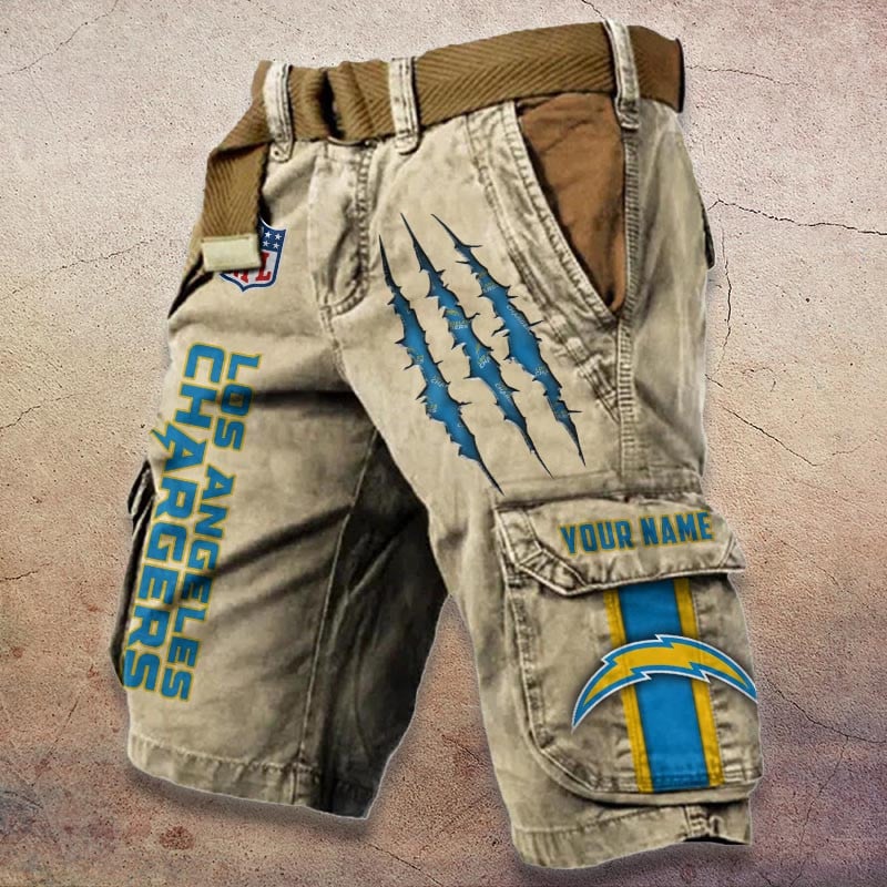 Sportswearmerch Los Angeles Chargers NFL Denim Short For Fan
