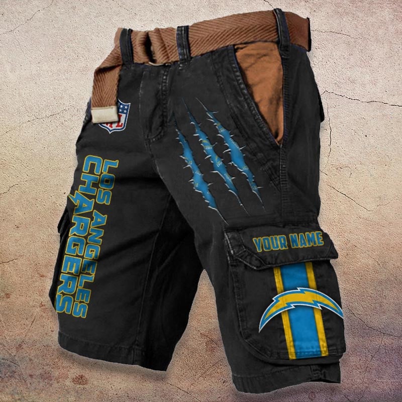 Sportswearmerch Los Angeles Chargers NFL Denim Short For Fan