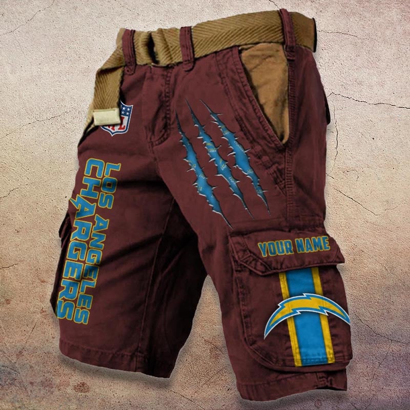 Sportswearmerch Los Angeles Chargers NFL Denim Short For Fan