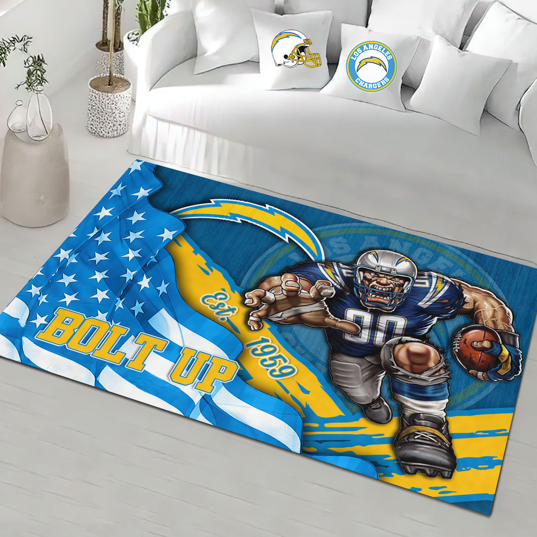 Sportswearmerch Los Angeles Chargers NFL Doormat For Fan