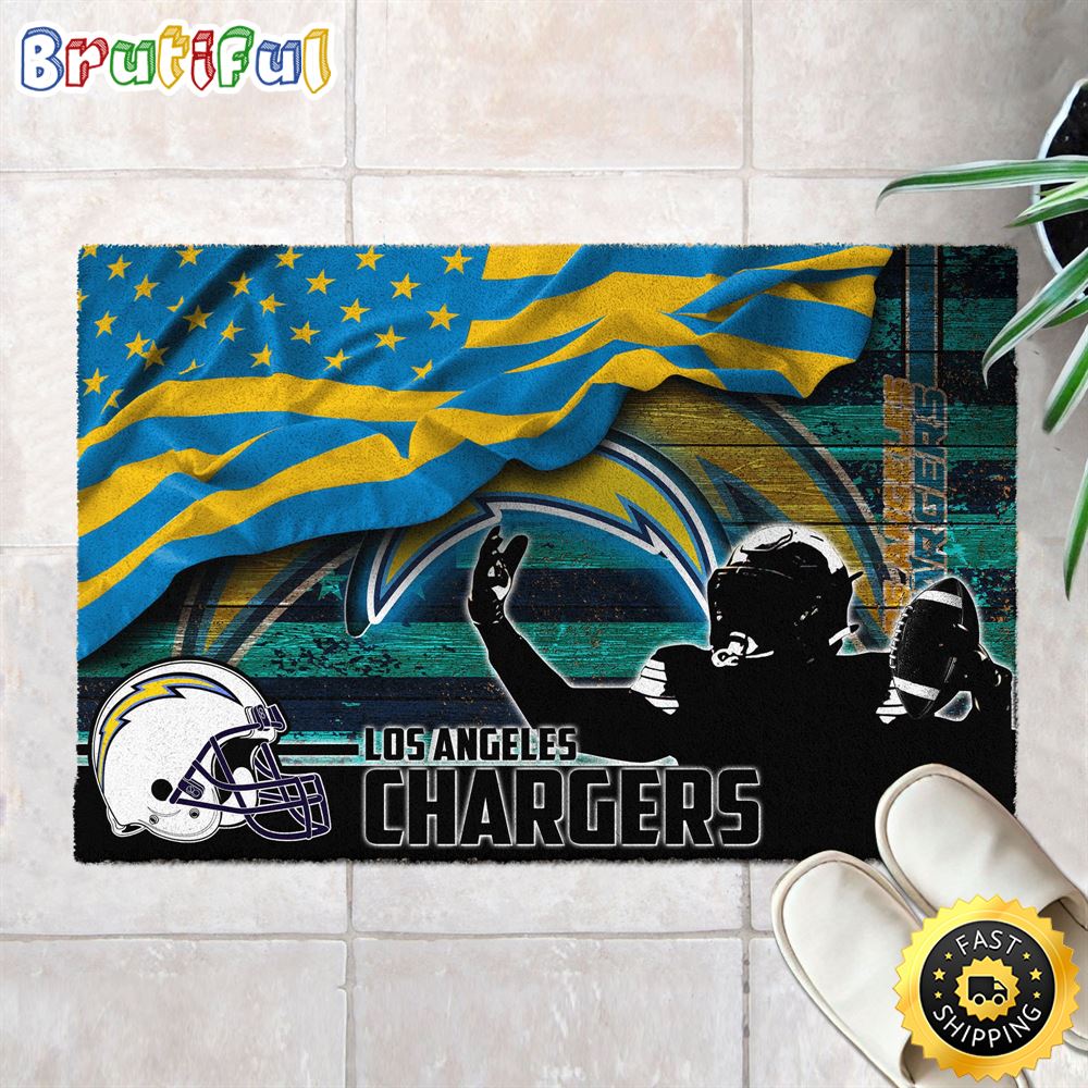 Sportswearmerch Los Angeles Chargers NFL Doormat For Fan