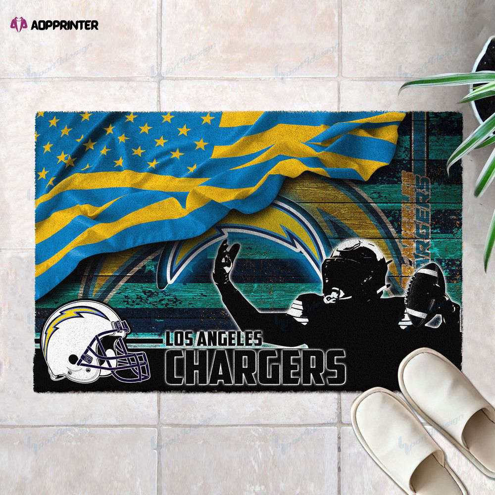 Sportswearmerch Los Angeles Chargers NFL Doormat For Fan