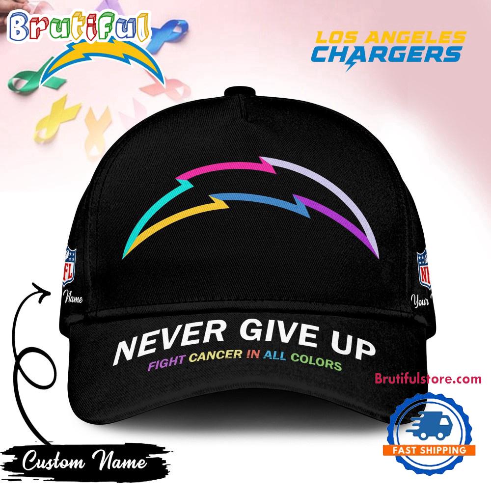 Sportswearmerch Los Angeles Chargers NFL Never Give Up Classic Cap For Fan