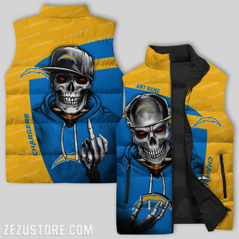 Sportswearmerch Los Angeles Chargers NFL Sleeveless Puffer Jacket For Fans