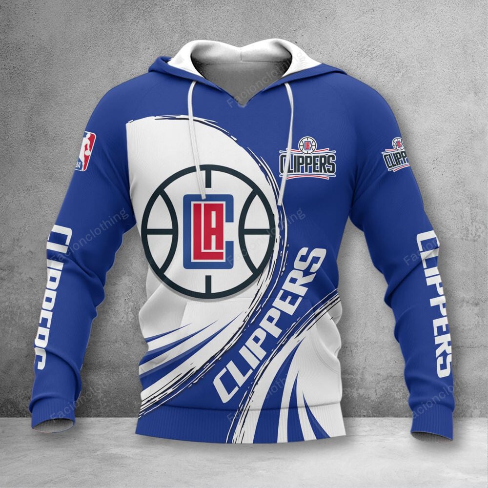Sportswearmerch Los Angeles Clippers NBA Personalized Hoodie For Fan