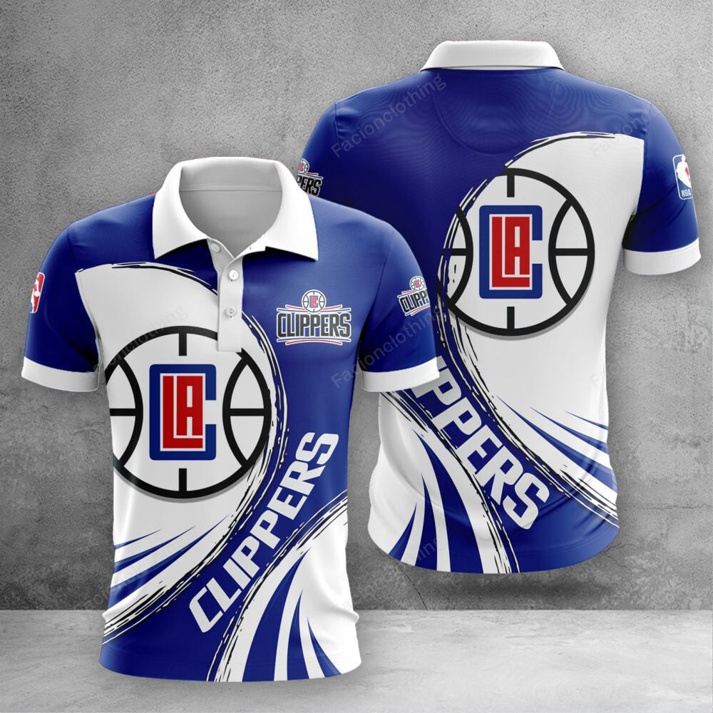 Sportswearmerch Los Angeles Clippers NBA Personalized Polo Shirt For Fan