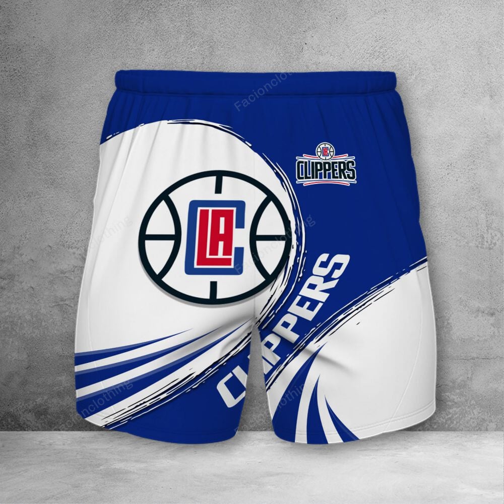 Sportswearmerch Los Angeles Clippers NBA Personalized Short Pant For Fan