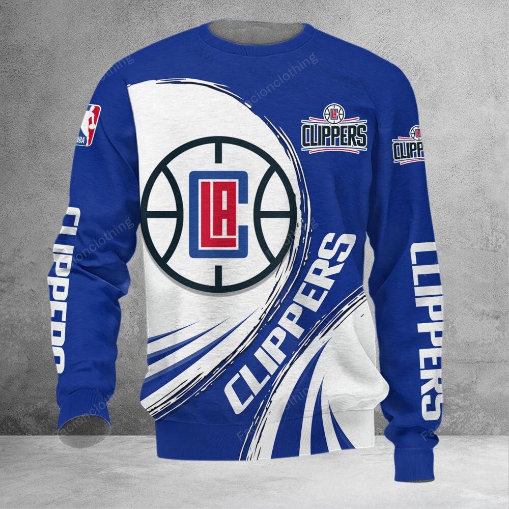 Sportswearmerch Los Angeles Clippers NBA Personalized Sweater For Fan