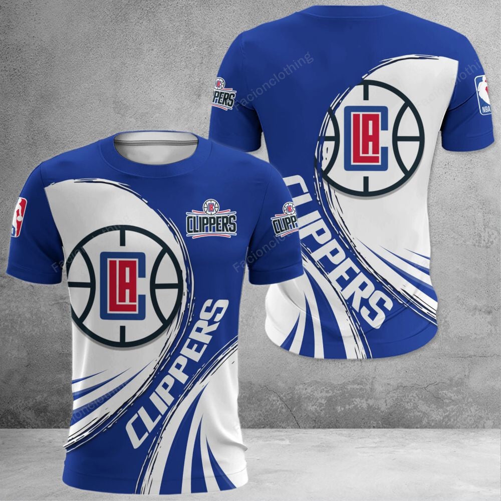 Sportswearmerch Los Angeles Clippers NBA Personalized T-shirt For Fan