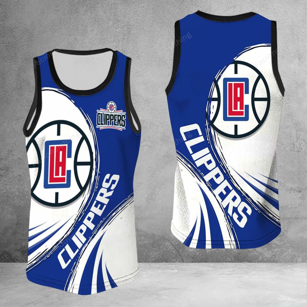 Sportswearmerch Los Angeles Clippers NBA Personalized Tanktop For Fan