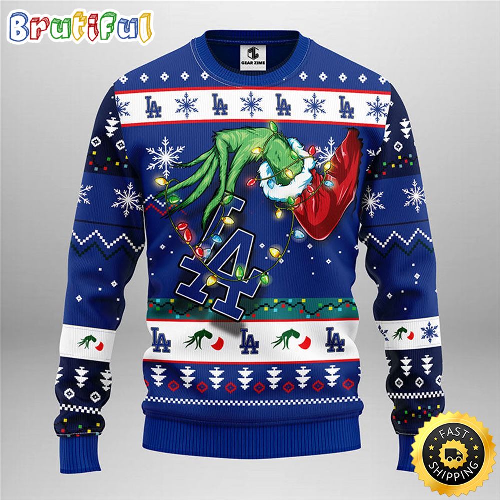 Sportswearmerch Los Angeles Dodgers MLB Christmas Sweater For Fan