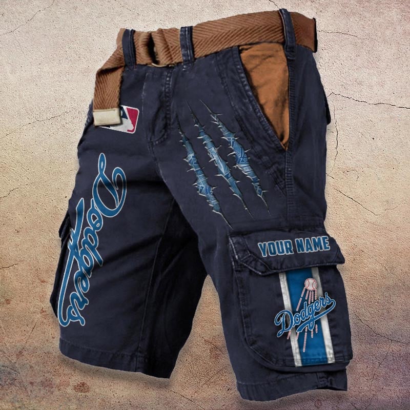 Sportswearmerch Los Angeles Dodgers MLB Denim Short For Fan