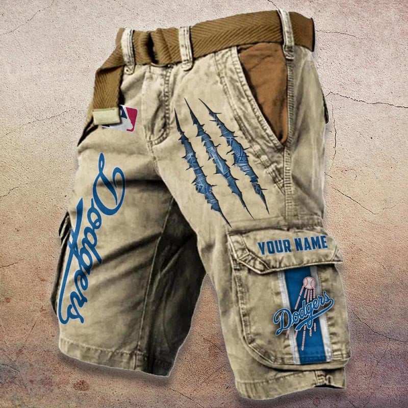 Sportswearmerch Los Angeles Dodgers MLB Denim Short For Fan