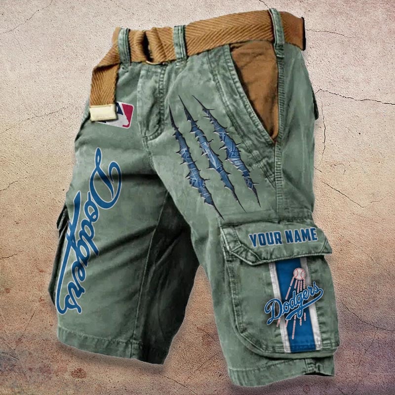 Sportswearmerch Los Angeles Dodgers MLB Denim Short For Fan