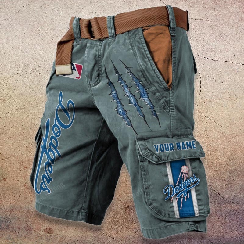 Sportswearmerch Los Angeles Dodgers MLB Denim Short For Fan