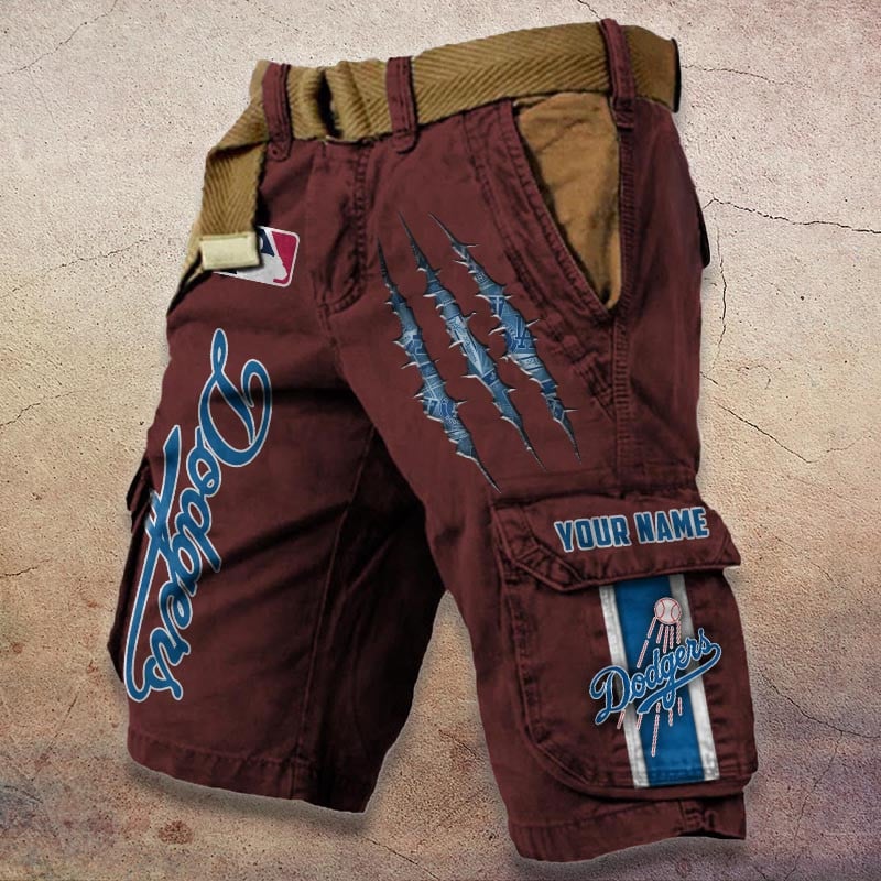 Sportswearmerch Los Angeles Dodgers MLB Denim Short For Fan