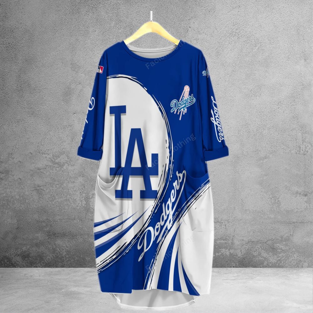 Sportswearmerch Los Angeles Dodgers MLB Personalized Pocket Tanktop For Fan
