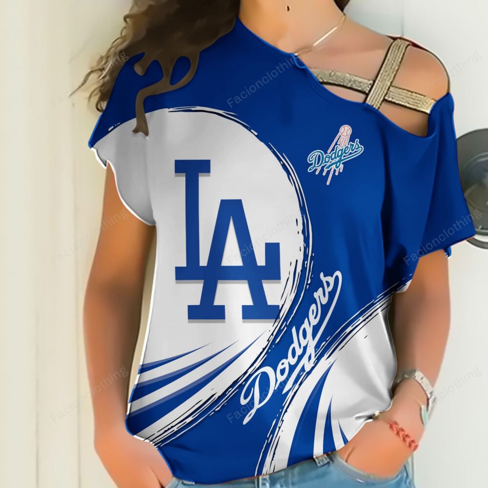 Sportswearmerch Los Angeles Dodgers MLB Personalized Strapless Short Sleeve For Fan