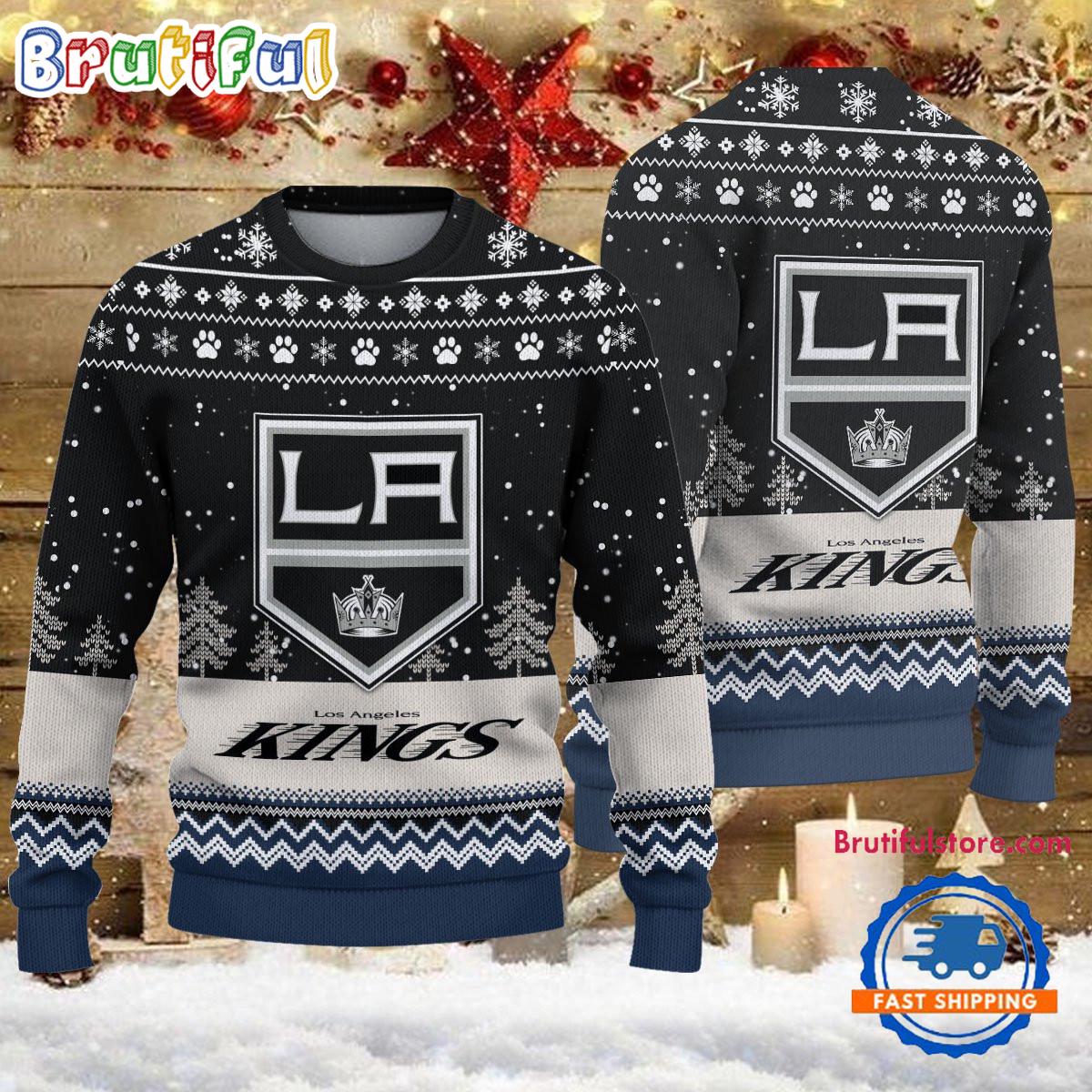 Sportswearmerch Los Angeles Kings NHL Personalized Christmas Sweater For Fan