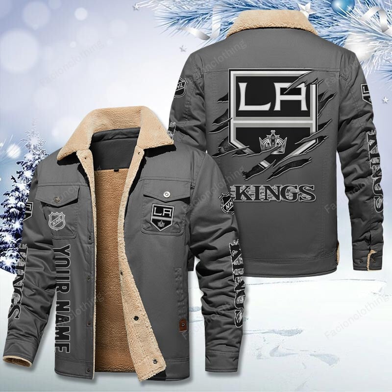 Sportswearmerch Los Angeles Kings NHL Personalized Cotton Jacket For Fan