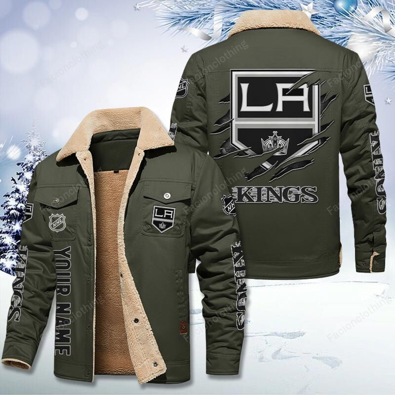 Sportswearmerch Los Angeles Kings NHL Personalized Cotton Jacket For Fan