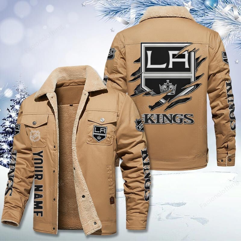 Sportswearmerch Los Angeles Kings NHL Personalized Cotton Jacket For Fan