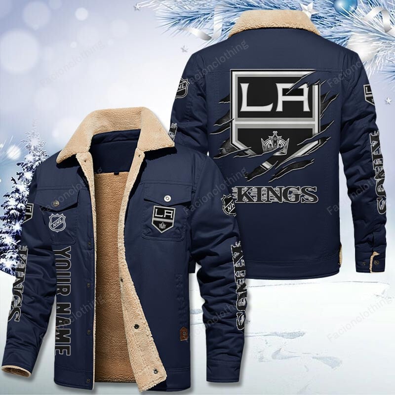 Sportswearmerch Los Angeles Kings NHL Personalized Cotton Jacket For Fan
