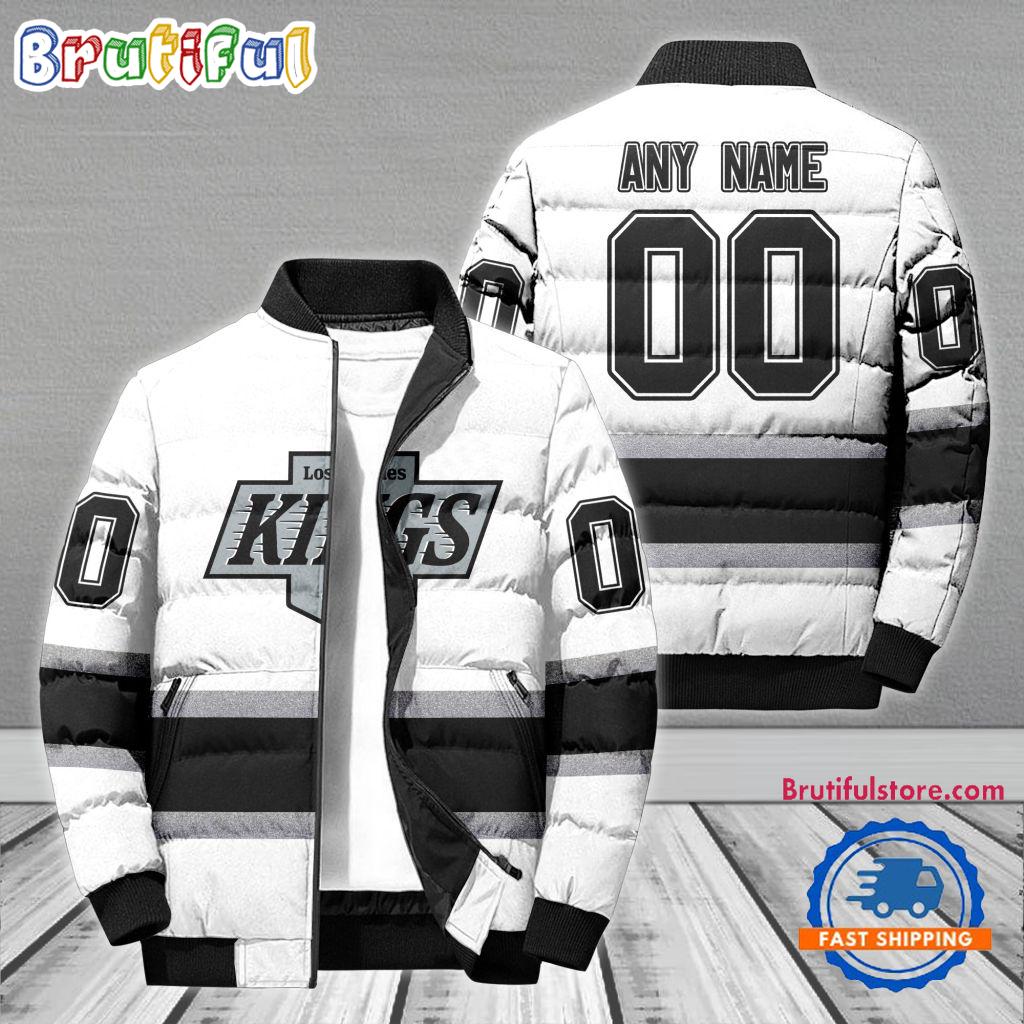 Sportswearmerch Los Angeles Kings NHL Personalized Puffer Jacket For Fan