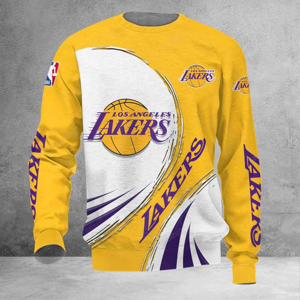 Sportswearmerch Los Angeles Lakers NBA Personalized Sweater For Fan