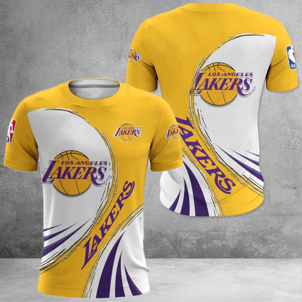 Sportswearmerch Los Angeles Lakers NBA Personalized T-shirt For Fan