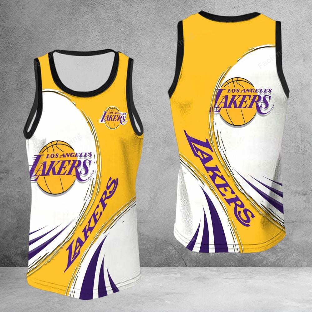 Sportswearmerch Los Angeles Lakers NBA Personalized Tanktop For Fan