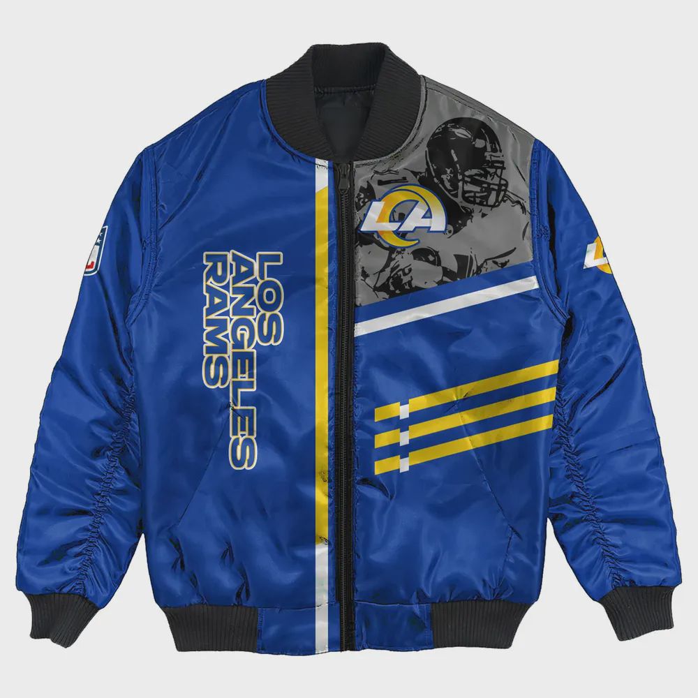 Sportswearmerch Los Angeles Rams NFL Bomber Jacket For Fan