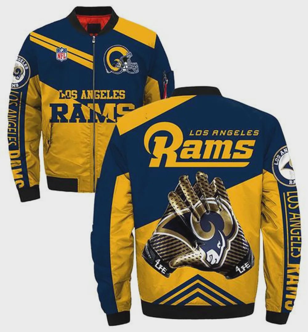 Sportswearmerch Los Angeles Rams NFL Bomber Jacket For Fan