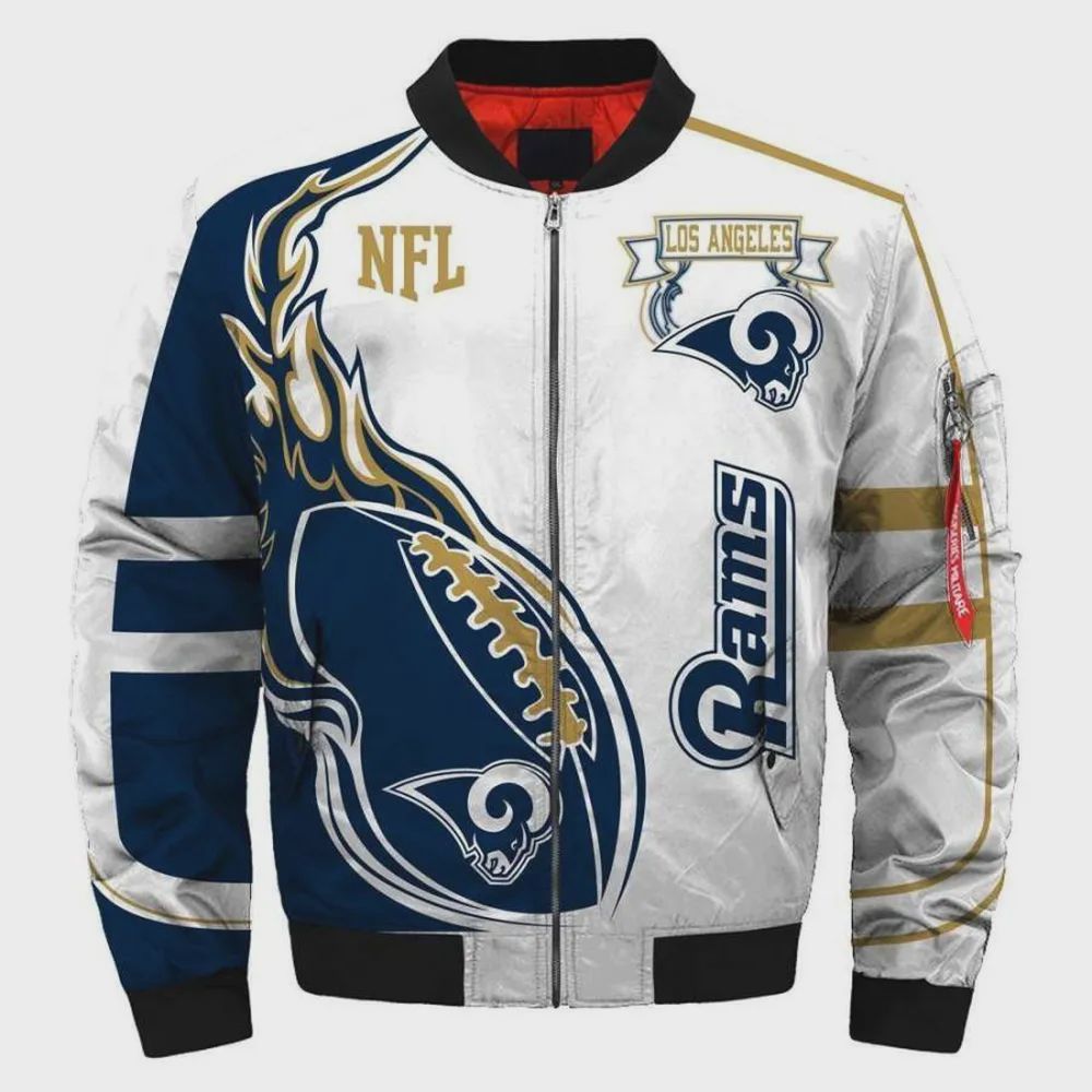 Sportswearmerch Los Angeles Rams NFL Bomber Jacket For Fan