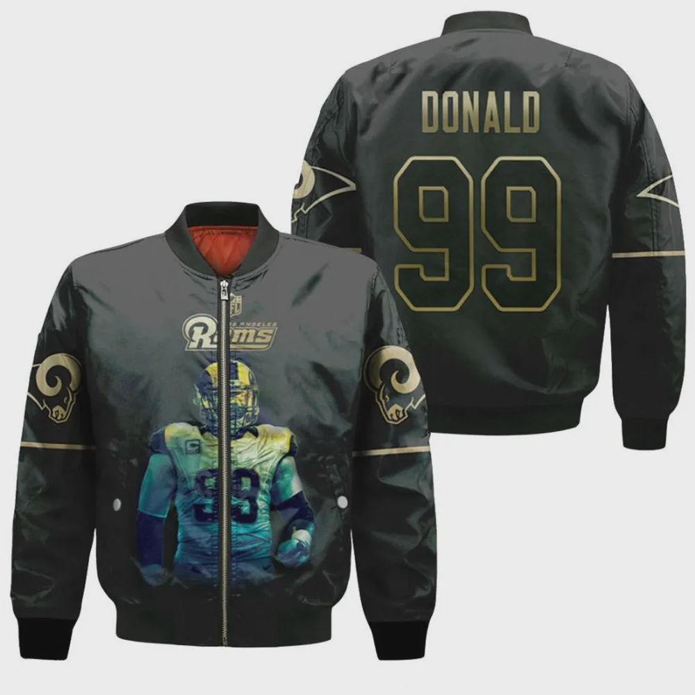 Sportswearmerch Los Angeles Rams NFL Bomber Jacket For Fan