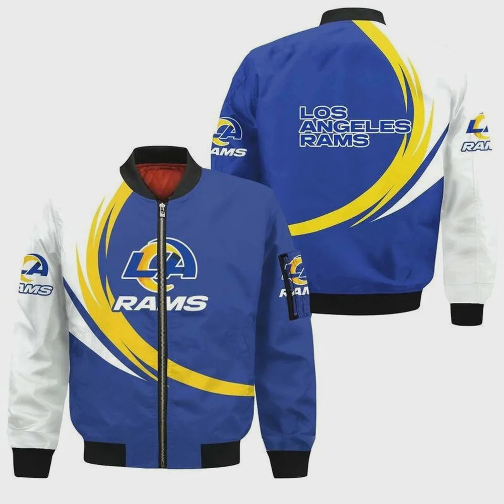 Sportswearmerch Los Angeles Rams NFL Bomber Jacket For Fan