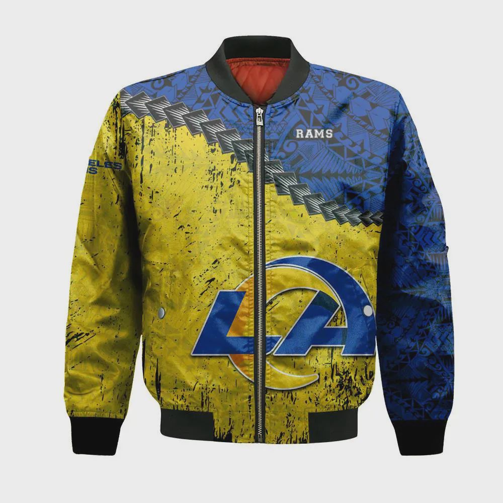 Sportswearmerch Los Angeles Rams NFL Bomber Jacket For Fan